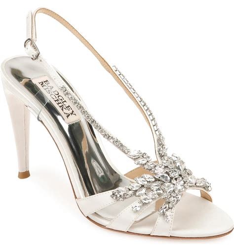 jewel by badgley mischka heels|jewel badgley mischka embellished sandals.